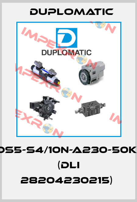 DS5-S4/10N-A230-50K1 (DLI 28204230215)  Duplomatic