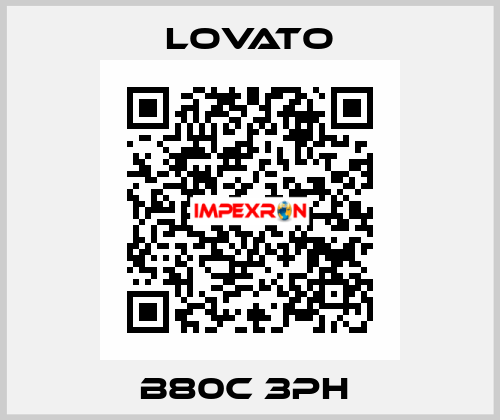 B80C 3PH  Lovato