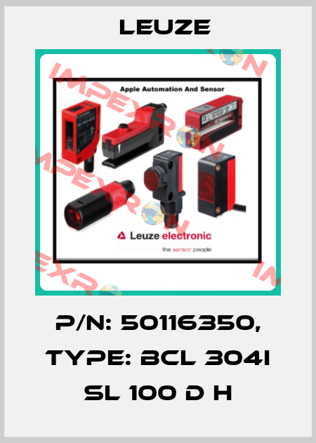 p/n: 50116350, Type: BCL 304i SL 100 D H Leuze