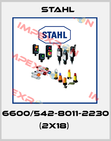 6600/542-8011-2230 (2X18)  Stahl