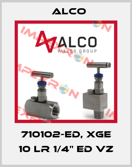 710102-ED, XGE 10 LR 1/4" ED VZ Alco