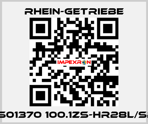 1001S01370 100.1ZS-HR28L/SP137 Rhein-Getriebe