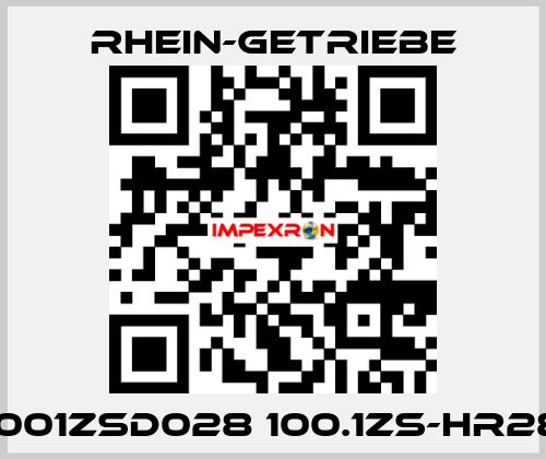 1001ZSD028 100.1ZS-HR28 Rhein-Getriebe