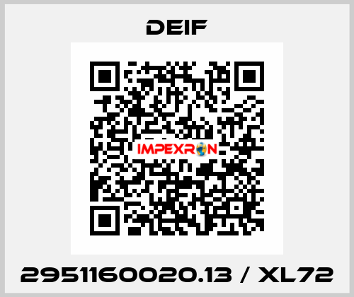 2951160020.13 / XL72 Deif
