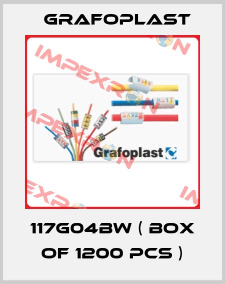 117G04BW ( Box of 1200 pcs ) GRAFOPLAST