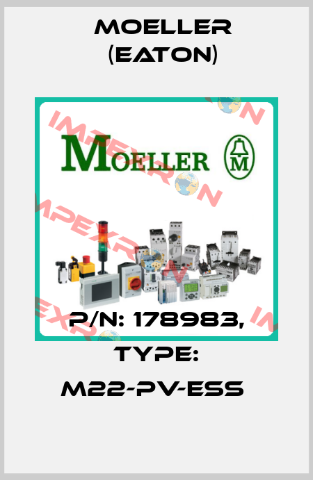 P/N: 178983, Type: M22-PV-ESS  Moeller (Eaton)