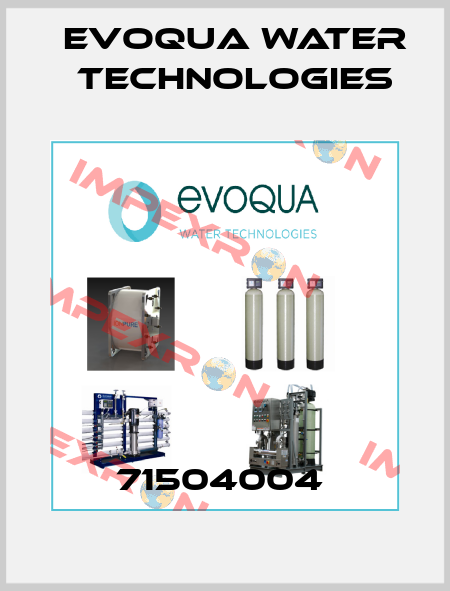 71504004  Evoqua Water Technologies