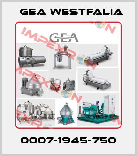 0007-1945-750 Gea Westfalia