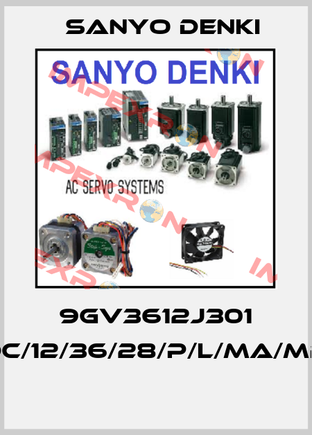 9GV3612J301 (DC/12/36/28/P/L/MA/MR)  Sanyo Denki
