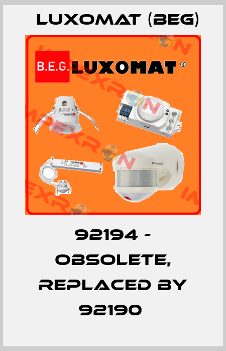 92194 - obsolete, replaced by 92190  LUXOMAT (BEG)