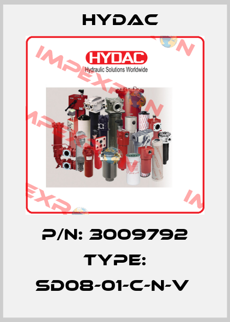P/N: 3009792 Type: SD08-01-C-N-V  Hydac