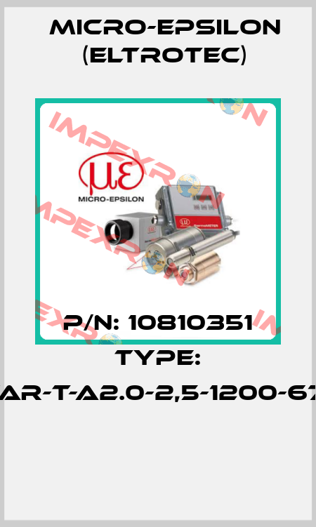 P/N: 10810351 Type: FAR-T-A2.0-2,5-1200-67°  Micro-Epsilon (Eltrotec)