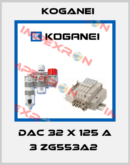 DAC 32 X 125 A 3 ZG553A2  Koganei