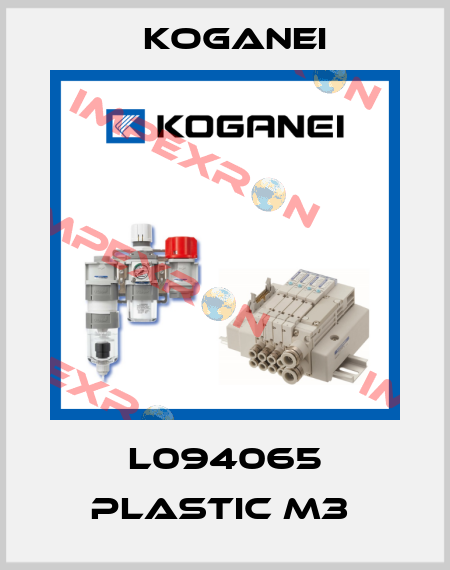 L094065 PLASTIC M3  Koganei