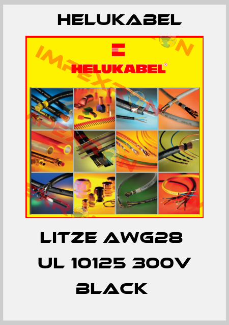 Litze AWG28  UL 10125 300V black  Helukabel
