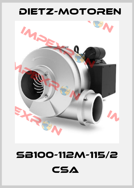 SB100-112M-115/2 CSA  Dietz-Motoren