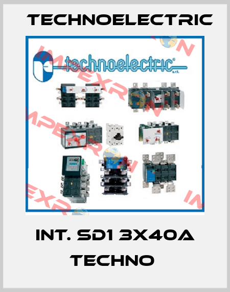 INT. SD1 3X40A TECHNO  Technoelectric