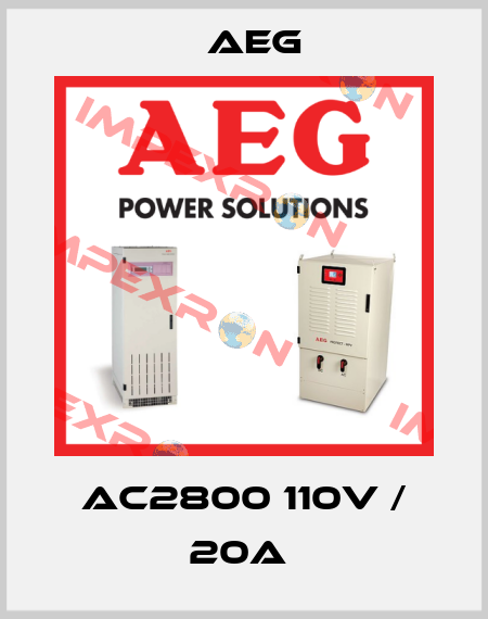 AC2800 110V / 20A  AEG