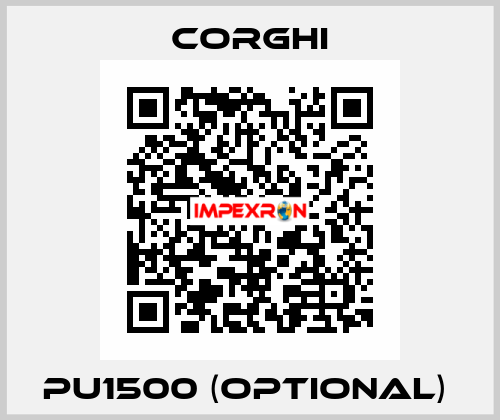 PU1500 (optional)  Corghi