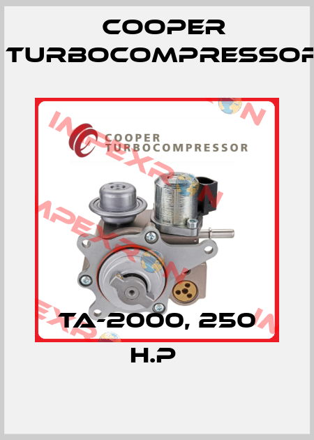 TA-2000, 250 H.P  Cooper Turbocompressor