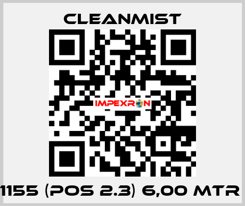 1155 (pos 2.3) 6,00 mtr  CleanMist