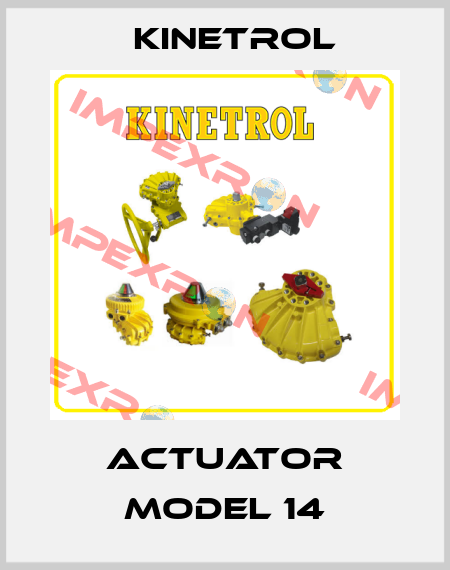 ACTUATOR MODEL 14 Kinetrol