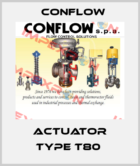 ACTUATOR TYPE T80  CONFLOW
