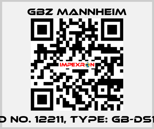 Id No. 12211, Type: GB-DS1  GBZ MANNHEIM