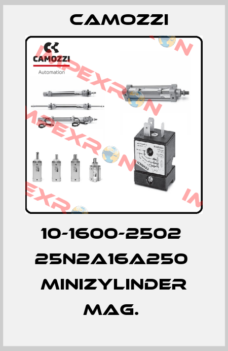 10-1600-2502  25N2A16A250  MINIZYLINDER MAG.  Camozzi
