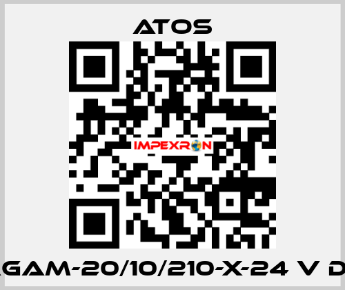 AGAM-20/10/210-X-24 V DC Atos