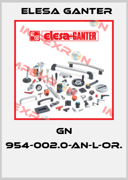 GN 954-002.0-AN-L-OR.  Elesa Ganter