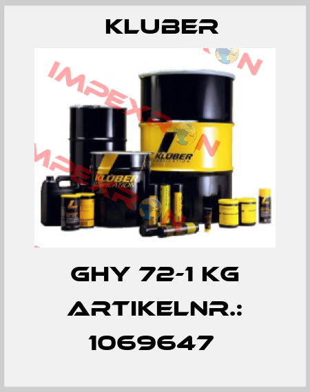 GHY 72-1 kg Artikelnr.: 1069647  Kluber