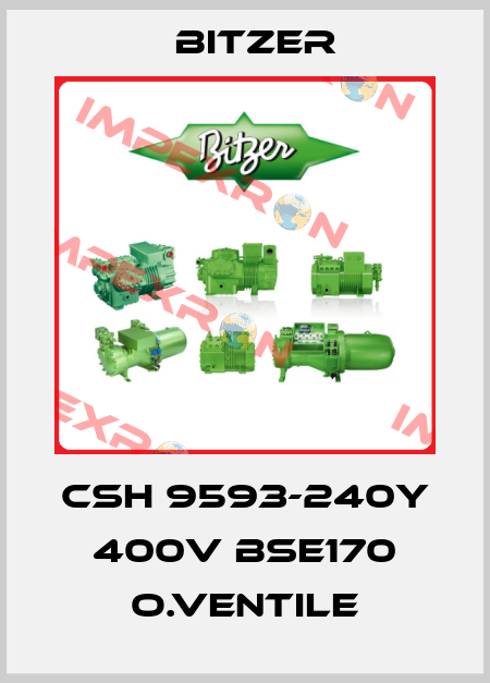 CSH 9593-240Y 400V BSE170 o.Ventile Bitzer