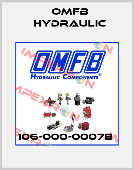 106-000-00078  OMFB Hydraulic