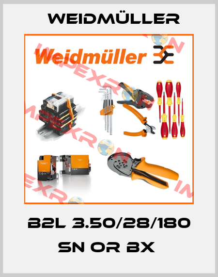 B2L 3.50/28/180 SN OR BX  Weidmüller