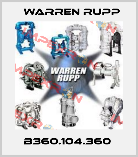 B360.104.360  Warren Rupp