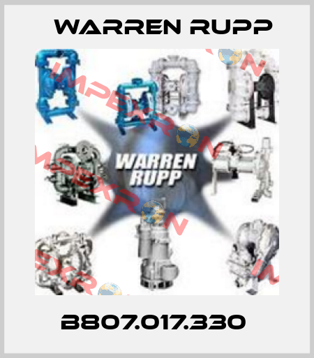 B807.017.330  Warren Rupp