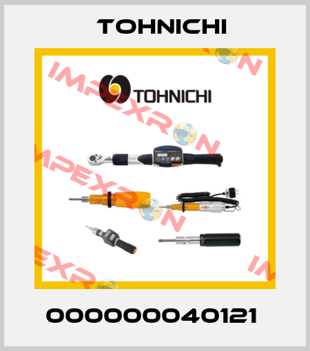 000000040121  Tohnichi