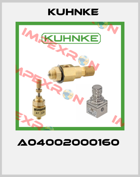 A04002000160   Kuhnke