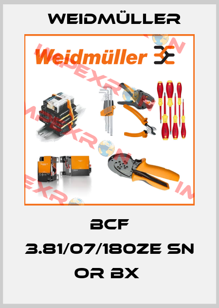 BCF 3.81/07/180ZE SN OR BX  Weidmüller