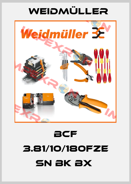 BCF 3.81/10/180FZE SN BK BX  Weidmüller