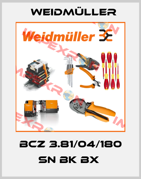 BCZ 3.81/04/180 SN BK BX  Weidmüller