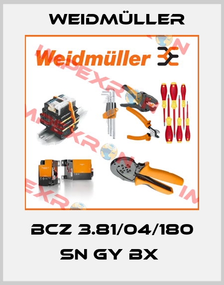 BCZ 3.81/04/180 SN GY BX  Weidmüller