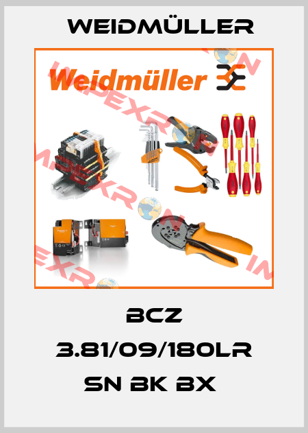BCZ 3.81/09/180LR SN BK BX  Weidmüller