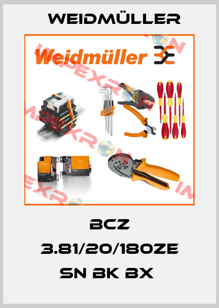 BCZ 3.81/20/180ZE SN BK BX  Weidmüller