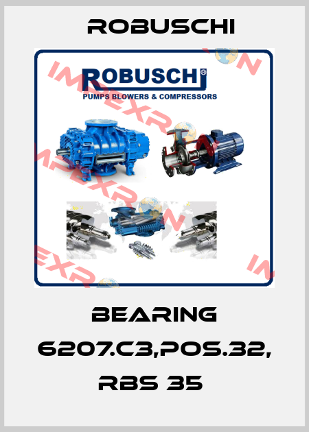 Bearing 6207.C3,Pos.32, RBS 35  Robuschi