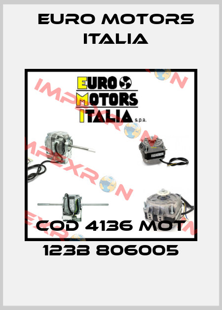 COD 4136 MOT 123B 806005 Euro Motors Italia