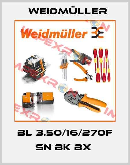 BL 3.50/16/270F SN BK BX  Weidmüller