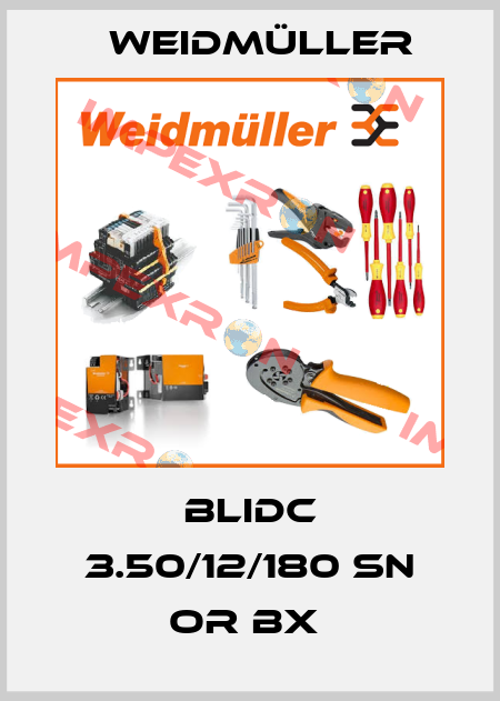 BLIDC 3.50/12/180 SN OR BX  Weidmüller