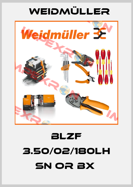BLZF 3.50/02/180LH SN OR BX  Weidmüller